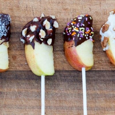 Chocolate Covered apples from Thriving On Paleo