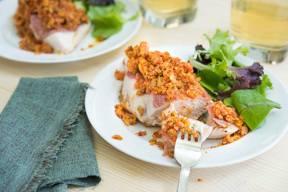 Paleo Muffuletta Chicken Recipe by Thriving On Paleo - gluten-free, dairy-free, Whole30 weeknight dinner!