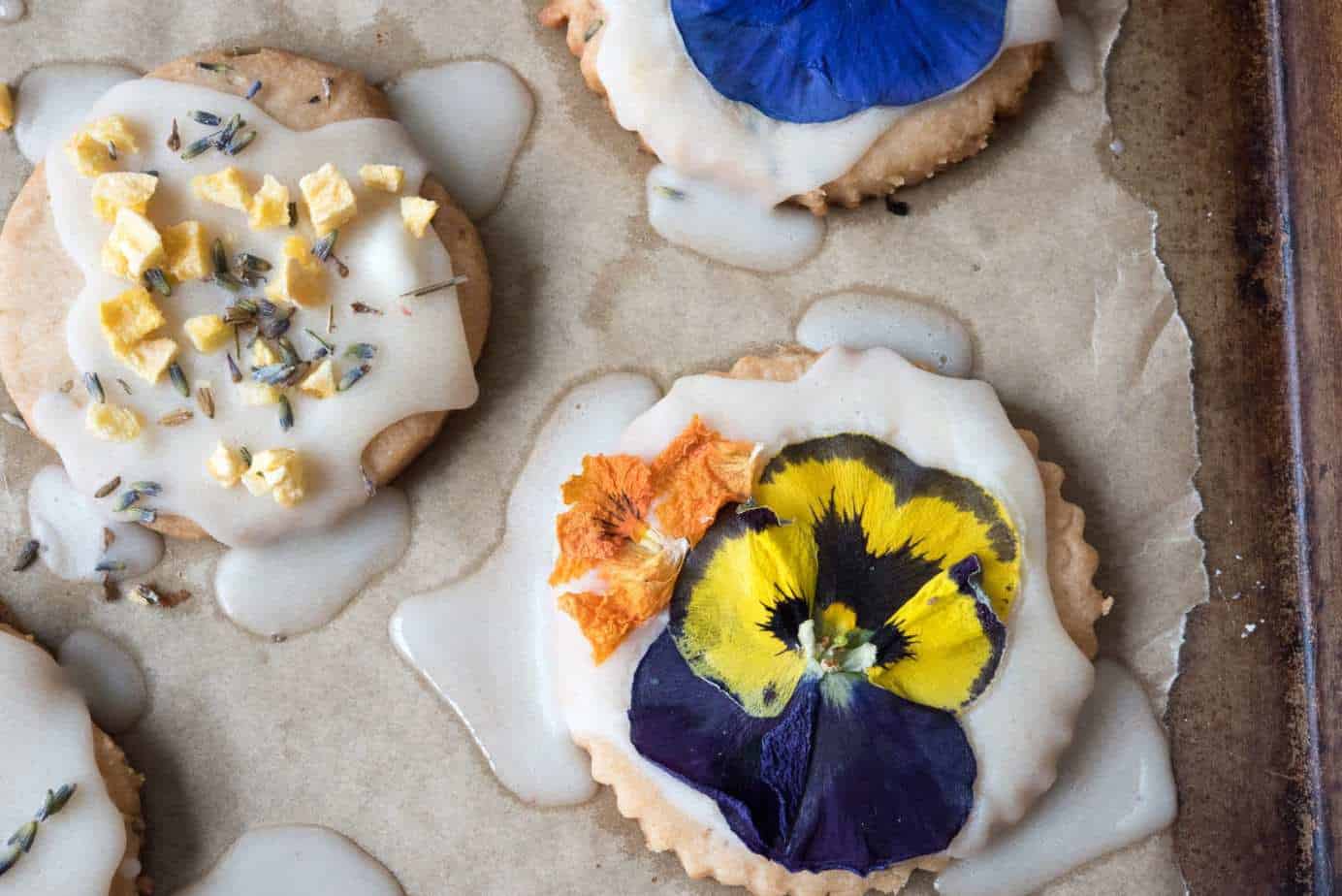AIP Lavender Shortbread Cookies by Thriving On Paleo