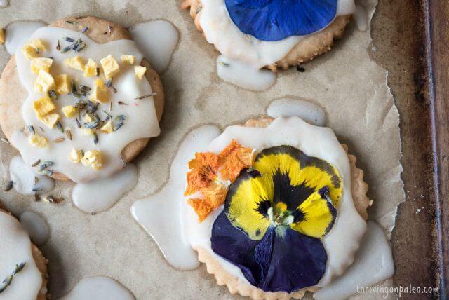 AIP Lavender Shortbread Cookie Recipe by Thriving On Paleo. This is a great dessert for those on the Autoimmune Paleo diet but also anyone who is egg-free and dairy-free as well. I also include a regular Paleo/gluten-free alternative.