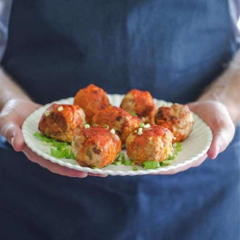Paleo Buffalo Chicken Meatballs Recipe