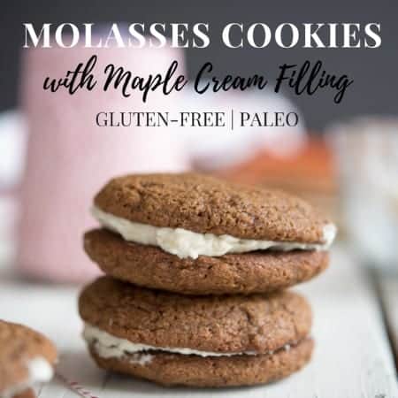 Paleo gluten-free MOLASSES COOKIES recipe