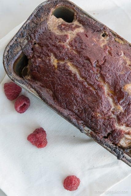 Raspberry Chipotle Meatloaf - a Paleo, gluten-free dinner recipe