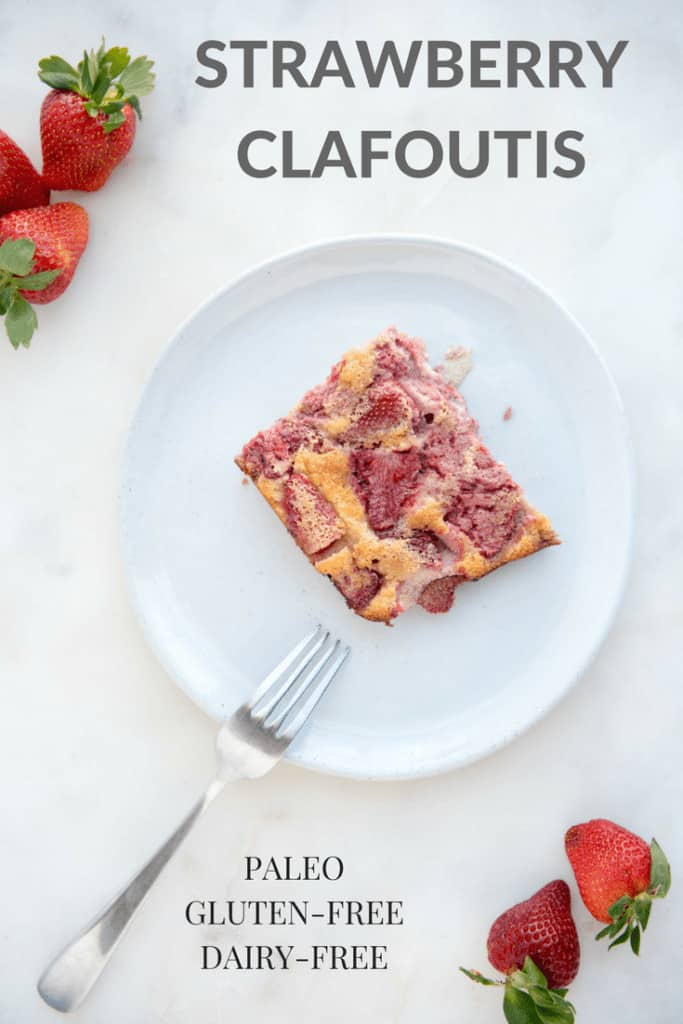Paleo Strawberry Clafoutis - a delicious breakfast recipe