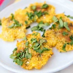 How to make Patacones (Tostones) - fried green plantains