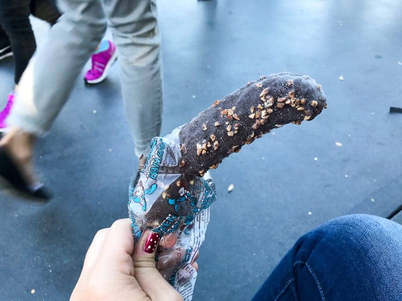 Eating gluten-free at Disneyland - Frozen Banana