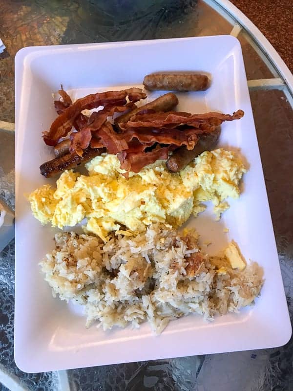 Eating gluten-free at Disneyland - breakfast at Plaza Inn