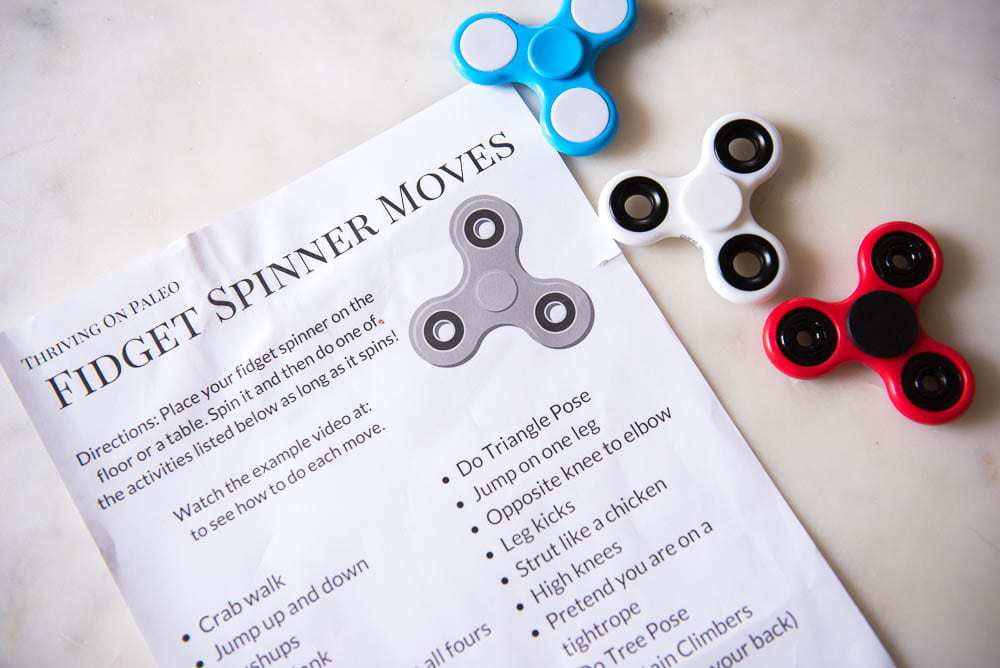 Use Those Fidget Spinners to Get Your Kids to Move Their Butts