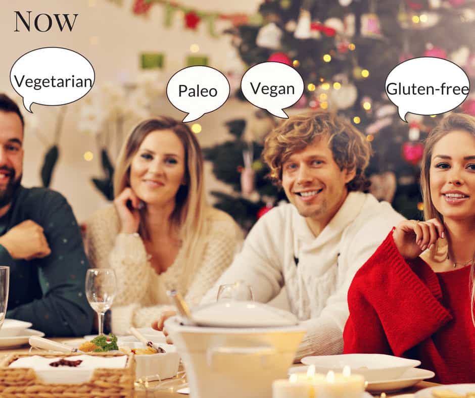 What Holiday Dinners look like now with various diets