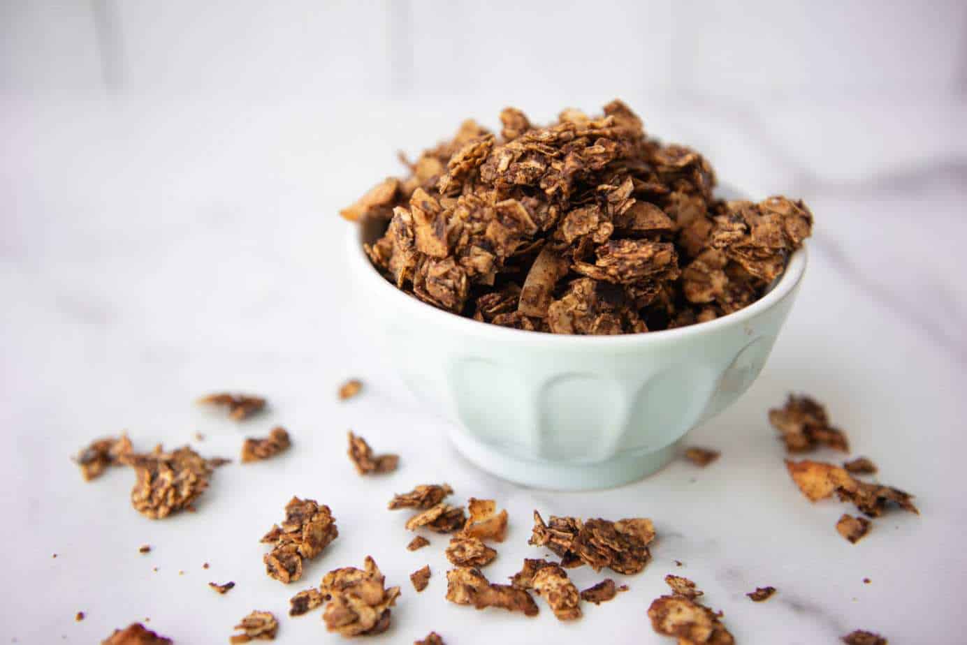 Tigernut granola in a bowl