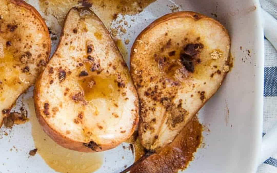 Ginger Baked Pears