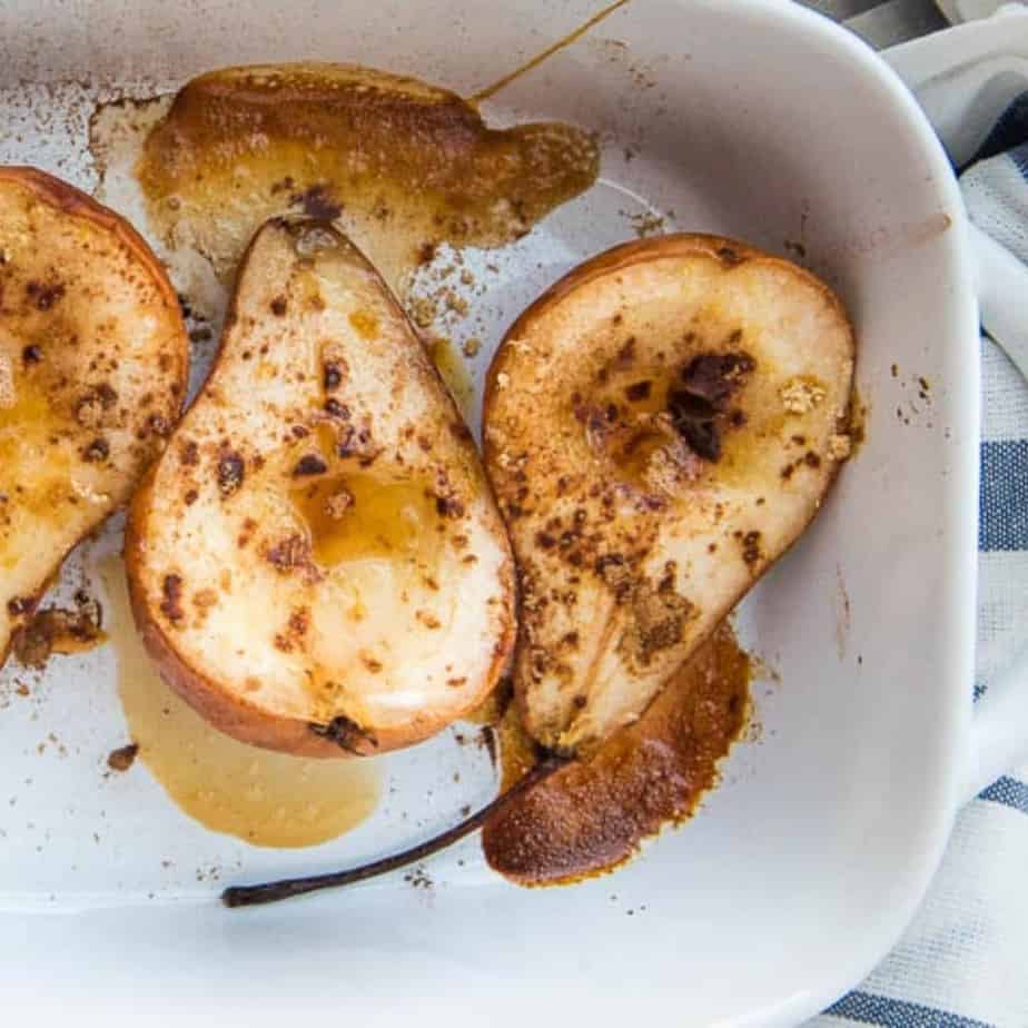 Ginger Baked Pears