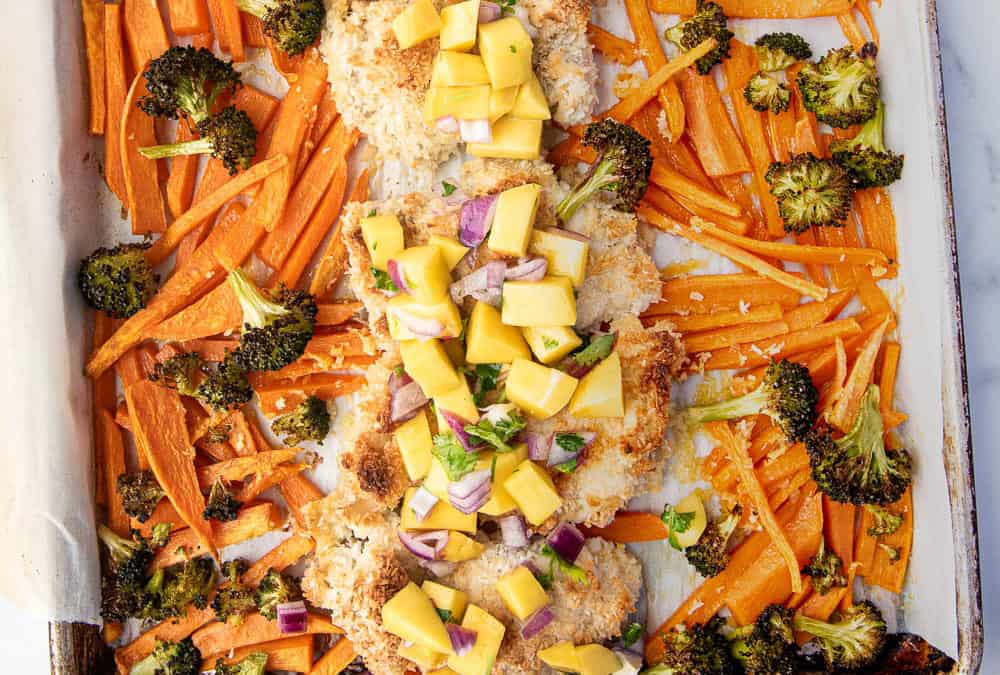 Sheet Pan Coconut Chicken (Paleo, Whole30, AIP)