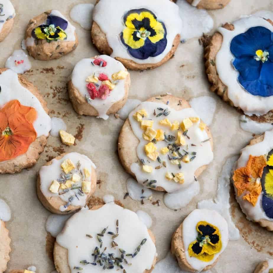 AIP Lavender Shortbread Cookies
