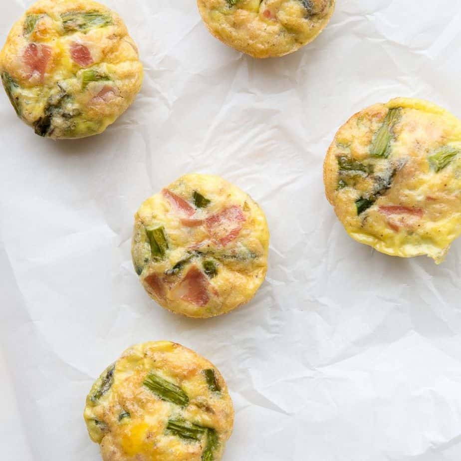 Asparagus and Pancetta Egg Muffins