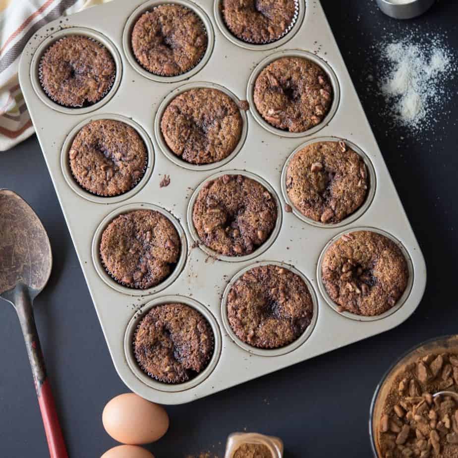 Paleo Cinnamon Roll Muffins
