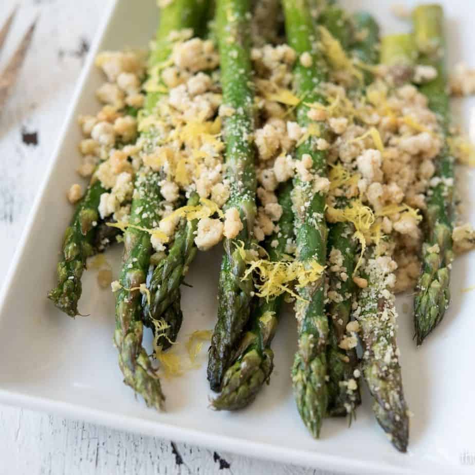 Roasted Asparagus with Breadcrumbs