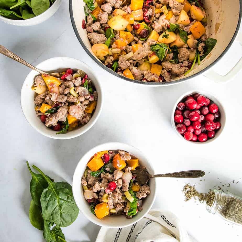 Cranberry Pork Bowls