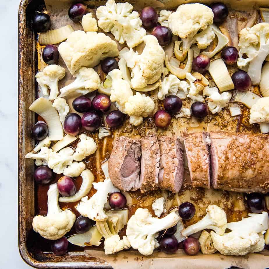 Sheet Pan Fennel Pork Tenderloin